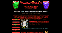 Desktop Screenshot of halloween-masks.com